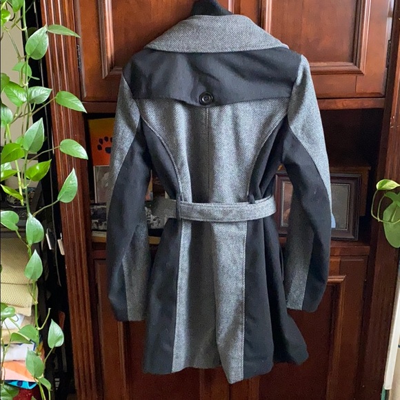 Yoki women’s double breasted trench/pea coat - Picture 2 of 7